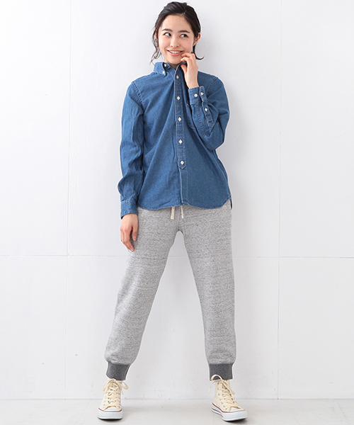 BEAMS BOY（ビームスボーイ）の「BEAMS BOY / デニム ボタンダウンシャツ（シャツ/ブラウス・レディース・ブルー/インディゴブルー・ONE SIZE）」の21枚目の写真