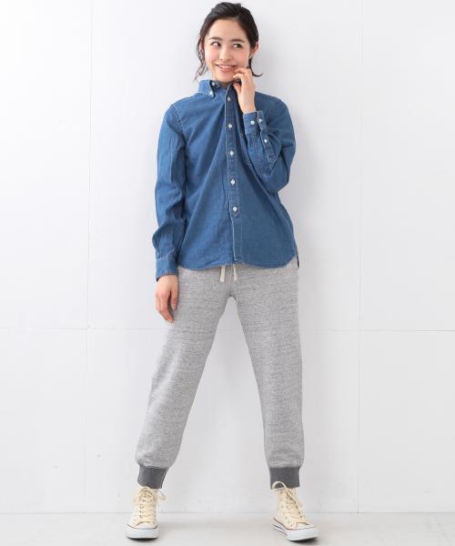 BEAMS BOY（ビームスボーイ）の「BEAMS BOY / デニム ボタンダウンシャツ（シャツ/ブラウス・レディース・ブルー/インディゴブルー・ONE SIZE）」の12枚目の写真