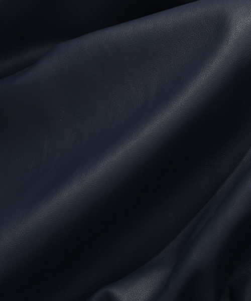COVERNAT（カバーナット）の「Cロゴレーシングシンセティックレザージャケット ネイビー（ライダースジャケット・レディース・その他・MEDIUM/SMALL/X-LARGE/LARGE）」の11枚目の写真