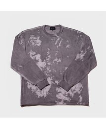 RESPECT（リスペクト）の「tie-dye washed long sleeve (washed black)（Tシャツ/カットソー）」