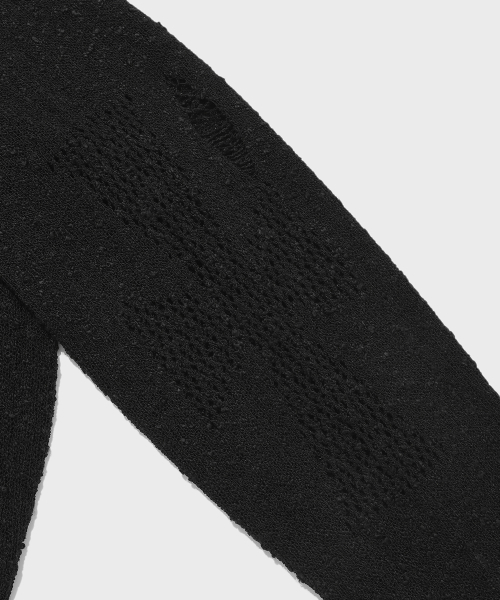 SAINTPAIN（セイントペイン）の「SPクロスダメージニットジップアップブラック（ニット/セーター・レディース・その他・LARGE/MEDIUM）」の5枚目の写真