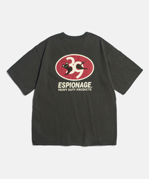 ESPIONAGE | 39 バッテリー ヘビーウェイト Tシャツ ヴィンテージ ブラック(Tシャツ/カットソー)