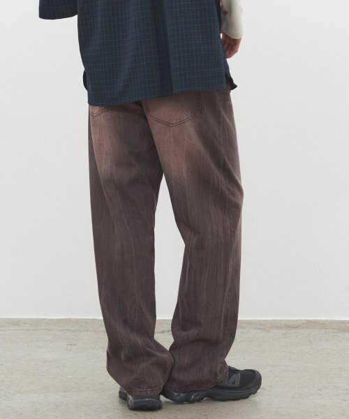 DECET(デケト)の「Mid Rise Wide Jeans DCPT027CRBrown(デニムパンツ・レディース・その他・26/28/30/32/34)」の7枚目の写真