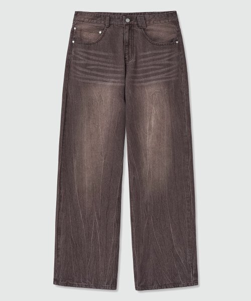 DECET(デケト)の「Mid Rise Wide Jeans DCPT027CRBrown(デニムパンツ・レディース・その他・26/28/30/32/34)」の8枚目の写真