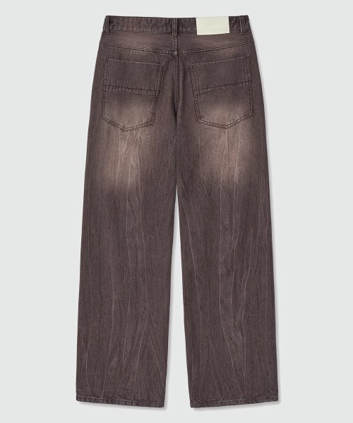 DECET(デケト)の「Mid Rise Wide Jeans DCPT027CRBrown(デニムパンツ・レディース・その他・26/28/30/32/34)」の9枚目の写真