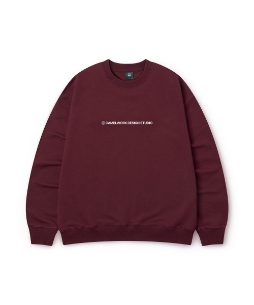 CAMEL WORK(キャメルワーク)の「カメルスタジオロゴスウェットシャツ(バーガンディ)(スウェット・メンズ・その他・MEDIUM/LARGE/X-LARGE)」の2枚目の写真