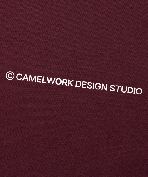 CAMEL WORK(キャメルワーク)の「カメルスタジオロゴスウェットシャツ(バーガンディ)(スウェット・メンズ・その他・MEDIUM/LARGE/X-LARGE)」の4枚目の写真