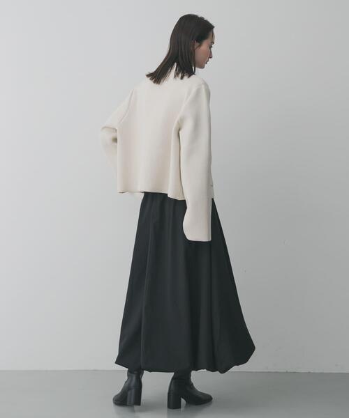 SENSE OF PLACE by URBAN RESEARCH（センスオブプレイスバイアーバンリサーチ）の「【累計販売点数4.3万点突破】バルーンスカート/オフィスカジュアル/通勤/オールシーズン/オケージョン/セレモニー（スカート・レディース・ブラック/オフホワイト/ベージュ・SMALL/LARGE/MEDIUM）」の19枚目の写真