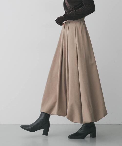 SENSE OF PLACE by URBAN RESEARCH（センスオブプレイスバイアーバンリサーチ）の「【累計販売点数4.3万点突破】バルーンスカート/オフィスカジュアル/通勤/オールシーズン/オケージョン/セレモニー（スカート・レディース・ブラック/オフホワイト/ベージュ・SMALL/LARGE/MEDIUM）」の15枚目の写真