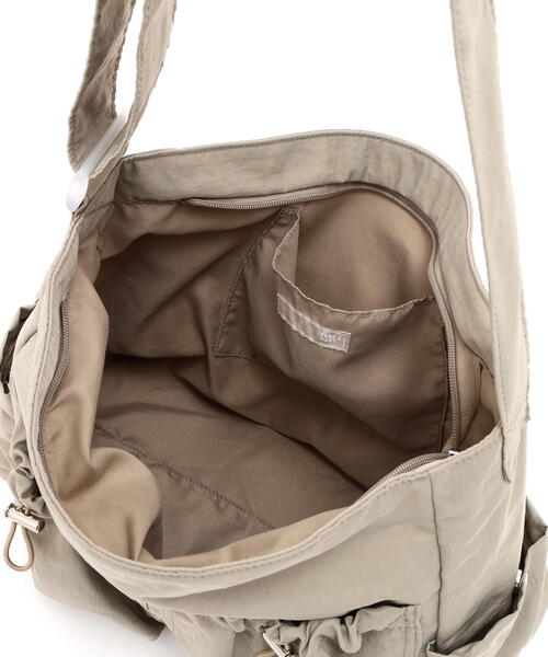 FREE'S MART(フリーズマート)の「◆ドロストタックバッグ(ショルダーバッグ・レディース・ブラック/カーキ/ベージュ・フリ-)」の10枚目の写真