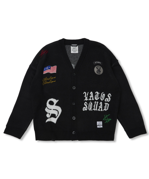 STIGMA(スティグマ)の「Hall of Fame Oversized Knit Cardigan(カーディガン/ボレロ・メンズ・その他・MEDIUM/LARGE/X-LARGE)」の1枚目の写真
