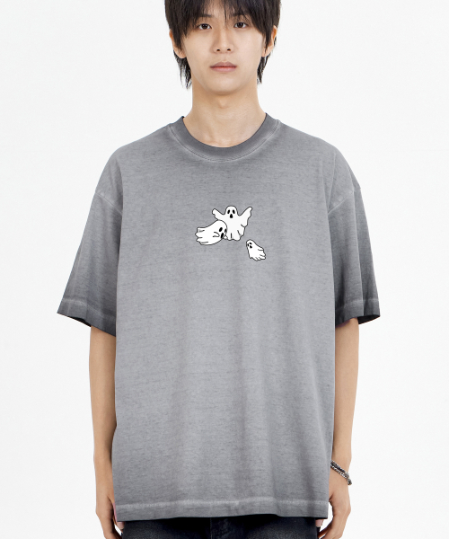 BY.L(バイエル)の「モンスターゴーストピグメント半袖Tシャツグレー(Tシャツ/カットソー・メンズ・その他・MEDIUM/LARGE/X-LARGE/XX-LARGE)」の1枚目の写真
