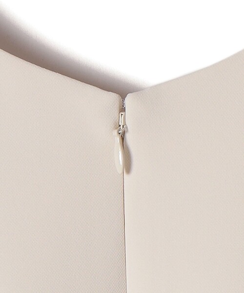 手洗い可能〉ダブル クロス Vネック ベルト付 オールインワン