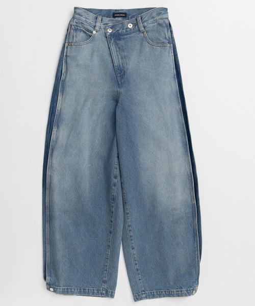 MAISON SPECIAL(メゾンスペシャル)の「【PRE-ORDER】Side-Tuck Cocoon Denim Pants/サイドタックコクーンデニムパンツ(デニムパンツ・レディース・ネイビー/ブルー/ブラック・38/36/34)」の20枚目の写真