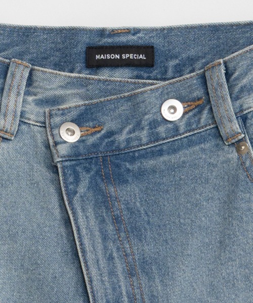 MAISON SPECIAL(メゾンスペシャル)の「【PRE-ORDER】Side-Tuck Cocoon Denim Pants/サイドタックコクーンデニムパンツ(デニムパンツ・レディース・ネイビー/ブルー/ブラック・38/36/34)」の22枚目の写真