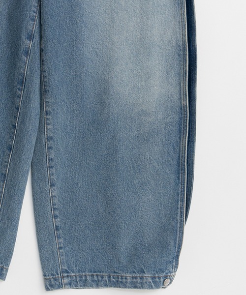 PRE-ORDER】Side-Tuck Cocoon Denim Pants/サイドタックコクーンデニム