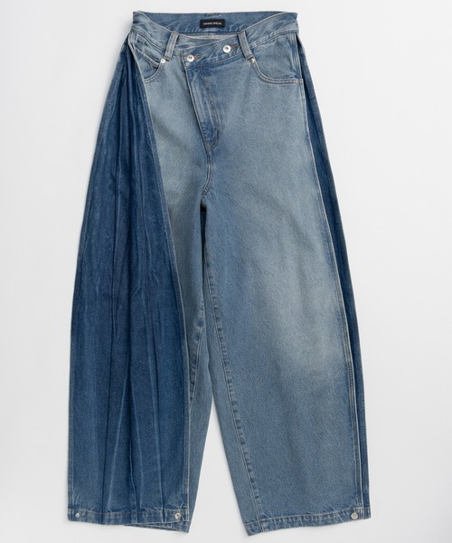 PRE-ORDER】Side-Tuck Cocoon Denim Pants/サイドタックコクーンデニム