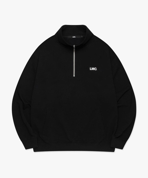 LMCの「【UNISEX】LMC／QUARTERハーフジップ（スウェット・レディース・インディゴブルー/グレー/ブラック・MEDIUM/SMALL）」の2枚目の写真