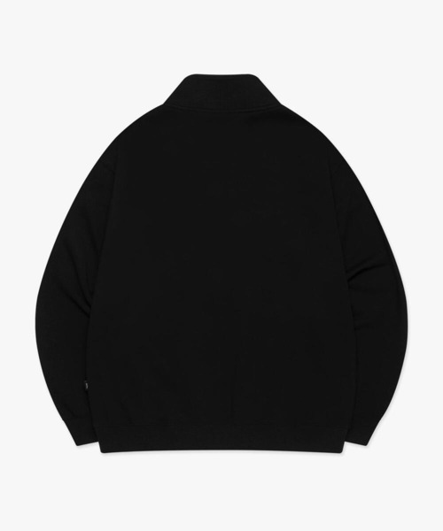 LMCの「【UNISEX】LMC／QUARTERハーフジップ（スウェット・レディース・インディゴブルー/グレー/ブラック・MEDIUM/SMALL）」の4枚目の写真
