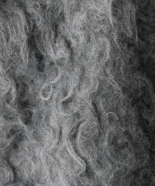 abahouse mavie（アバハウスマヴィ）の「【スタッフ人気No1】シャギー起毛カーディガン/ニット/冬服/春アウター/軽量/ガーリー/ふわふわ（カーディガン/ボレロ・レディース・グレー/ベージュ/ピンク・フリー）」の10枚目の写真