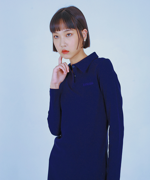 KATHARSIS(カタルシス)の「ピケワンピース(ネイビー)_S M(ワンピース・レディース・その他・MEDIUM/SMALL)」の2枚目の写真