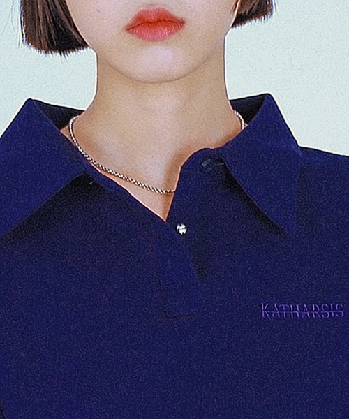 KATHARSIS(カタルシス)の「ピケワンピース(ネイビー)_S M(ワンピース・レディース・その他・MEDIUM/SMALL)」の3枚目の写真