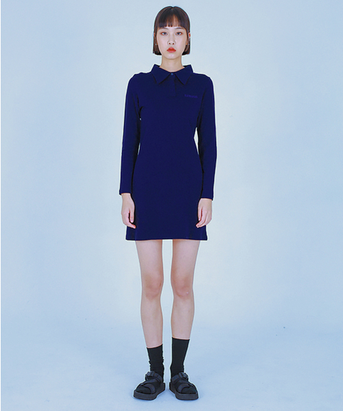 KATHARSIS(カタルシス)の「ピケワンピース(ネイビー)_S M(ワンピース・レディース・その他・MEDIUM/SMALL)」の4枚目の写真
