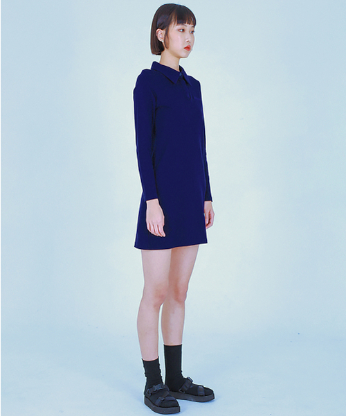 KATHARSIS(カタルシス)の「ピケワンピース(ネイビー)_S M(ワンピース・レディース・その他・MEDIUM/SMALL)」の5枚目の写真