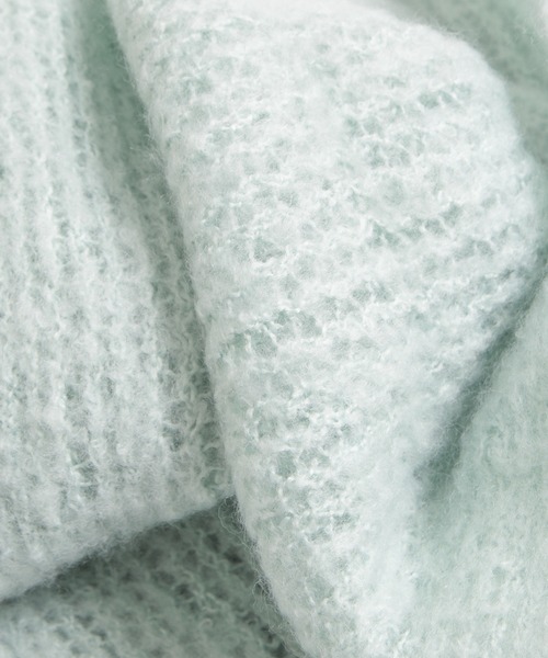 PUNYUS（プニュズ）の「ボリュームフリンジストール（ストール/ショール・レディース・ブラック/グリーン系その他/ブルー系その他・FREE）」の5枚目の写真