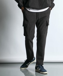 The DUFFER of ST.GEORGE（ザダファーオブセントジョージ）の「WOOL LIKE PONTE SLIM CARGO PANTS：ポンチ素材 ウールライク スリム カーゴパンツ（カーゴパンツ）」