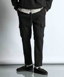 The DUFFER of ST.GEORGE（ザダファーオブセントジョージ）の「WOOL LIKE PONTE SLIM CARGO PANTS：ポンチ素材 ウールライク スリム カーゴパンツ（カーゴパンツ）」
