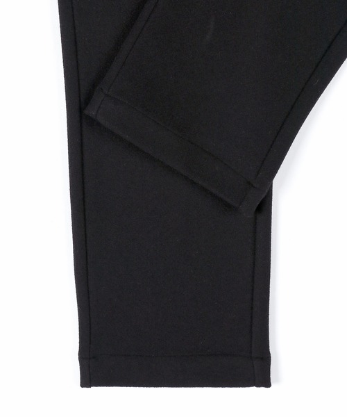 The DUFFER of ST.GEORGE（ザダファーオブセントジョージ）の「WOOL LIKE PONTE SLIM CARGO PANTS：ポンチ素材 ウールライク スリム カーゴパンツ（カーゴパンツ・メンズ・チャコールグレー/ブラック・SMALL/MEDIUM/LARGE/X-LARGE）」の13枚目の写真