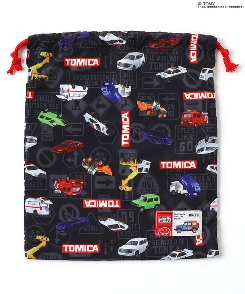 BREEZE(ブリーズ)の「TOMICA×BREEZE 総柄キルトシューズ(スニーカー・キッズ・チェック/ブラック・17/14/15 /16)」の8枚目の写真