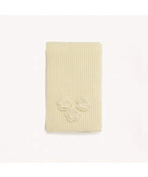 MAC MOC（マックモック）の「コートマフラー 花マフラー_ニットコサージュフラワーマフラー_6色（マフラー）」