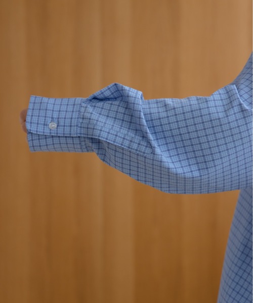 REMOON（リムーン）の「チェックオーバーサイズシャツ（シャツ/ブラウス・レディース・グリーン/ブラウン/ブルー・FREE）」の22枚目の写真