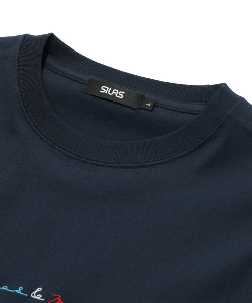 SILAS(サイラス)の「EMBROIDERY SILAS AND MARIA S/S TEE(Tシャツ/カットソー・メンズ・ホワイト/アッシュ/ブラック/ネイビー・XL/L/M)」の7枚目の写真