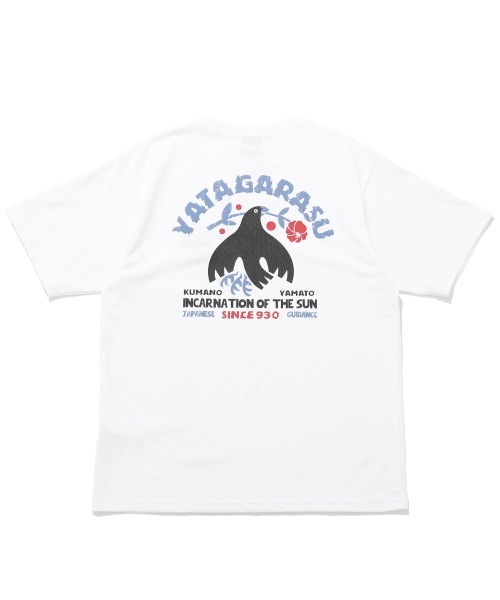 KRIFF MAYER（クリフメイヤー）の「COOL MAX半袖T(八咫烏)（Tシャツ/カットソー・メンズ・ブラック/オフホワイト/パープル/ベージュ・X-LARGE/LARGE/MEDIUM）」の2枚目の写真