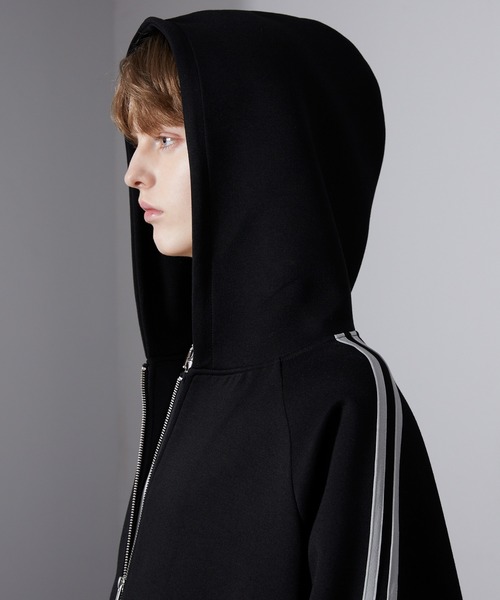 Loose/ルース（ルース）の「ヘビーウェイト ダンボールフルジップラインパーカー（パーカー・メンズ・ブラック系/グレー系/ネイビー系・S/M/L）」の19枚目の写真