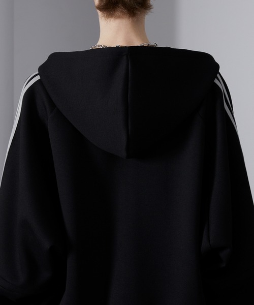 Loose/ルース（ルース）の「ヘビーウェイト ダンボールフルジップラインパーカー（パーカー・メンズ・ブラック系/グレー系/ネイビー系・S/M/L）」の20枚目の写真