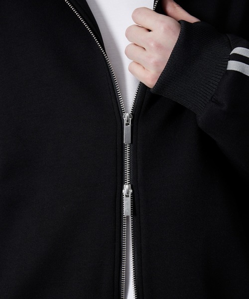 Loose/ルース（ルース）の「ヘビーウェイト ダンボールフルジップラインパーカー（パーカー・メンズ・ブラック系/グレー系/ネイビー系・S/M/L）」の21枚目の写真