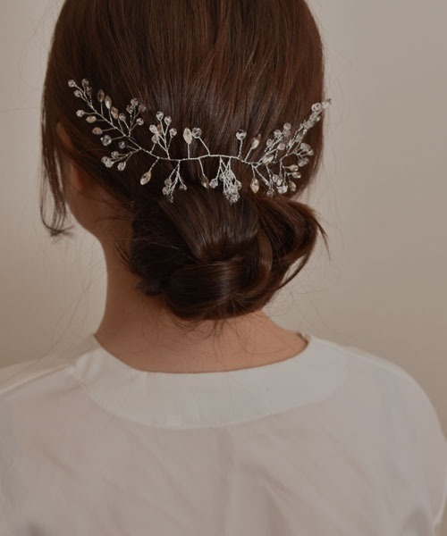 TONE SELECT GOODS(トーンセレクトグッズ)の「【resonance】リーフモチーフ ヘッドドレス【オケージョン】(その他ヘアアクセサリー・レディース・シルバー・FREE)」の1枚目の写真