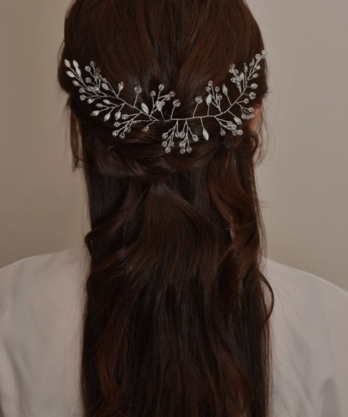 TONE SELECT GOODS(トーンセレクトグッズ)の「【resonance】リーフモチーフ ヘッドドレス【オケージョン】(その他ヘアアクセサリー・レディース・シルバー・FREE)」の2枚目の写真