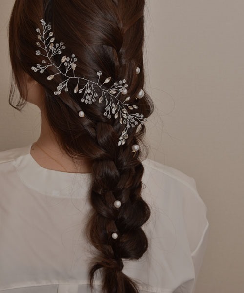 TONE SELECT GOODS(トーンセレクトグッズ)の「【resonance】リーフモチーフ ヘッドドレス【オケージョン】(その他ヘアアクセサリー・レディース・シルバー・FREE)」の3枚目の写真