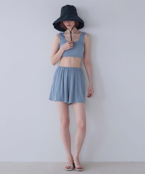 SEA DRESS（シードレス）の「2wayワイドブリムハット（ハット・レディース・ブラック/ライトベージュ/ネイビー・FREE）」の19枚目の写真