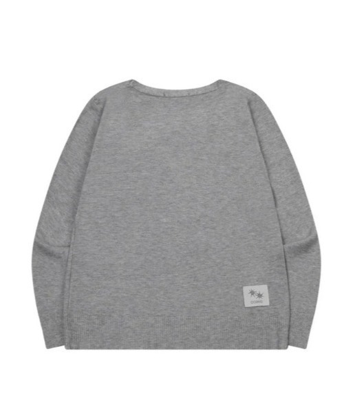 COIRIS_（コイリス）の「◇COIRIS◇ブランド直輸入正規品/ロエン Vネックカーディガン ROEN V-NECK CARDIGAN（カーディガン/ボレロ・レディース・グレー/ブラック・FREE）」の8枚目の写真
