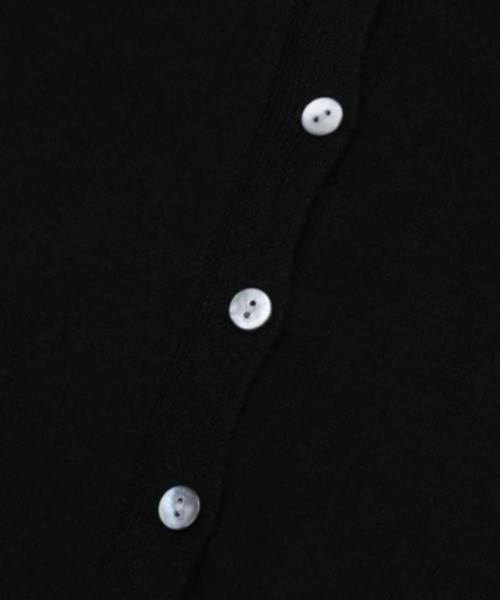 COIRIS_（コイリス）の「◇COIRIS◇ブランド直輸入正規品/ロエン Vネックカーディガン ROEN V-NECK CARDIGAN（カーディガン/ボレロ・レディース・グレー/ブラック・FREE）」の14枚目の写真