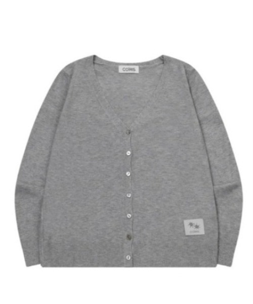 COIRIS_（コイリス）の「◇COIRIS◇ブランド直輸入正規品/ロエン Vネックカーディガン ROEN V-NECK CARDIGAN（カーディガン/ボレロ・レディース・グレー/ブラック・FREE）」の7枚目の写真