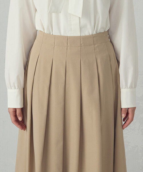 COMME CA ISM(コムサイズム)の「タックスカート(スカート・レディース・ベージュ/チャコール・MEDIUM/SMALL/X-LARGE/LARGE)」の15枚目の写真