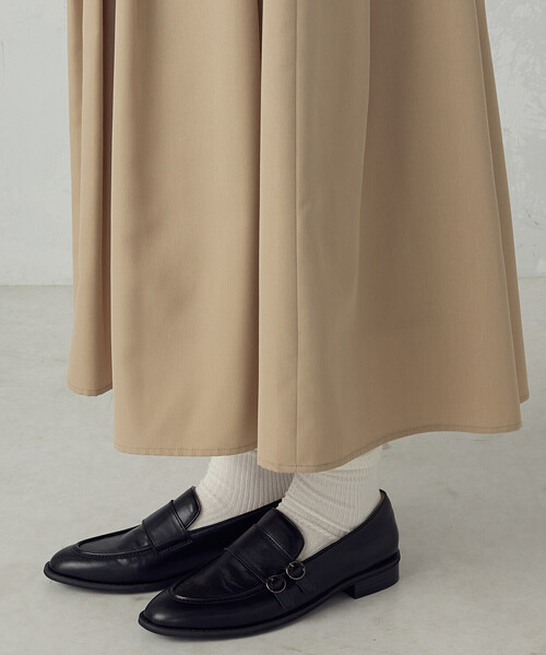 COMME CA ISM(コムサイズム)の「タックスカート(スカート・レディース・ベージュ/チャコール・MEDIUM/SMALL/X-LARGE/LARGE)」の17枚目の写真