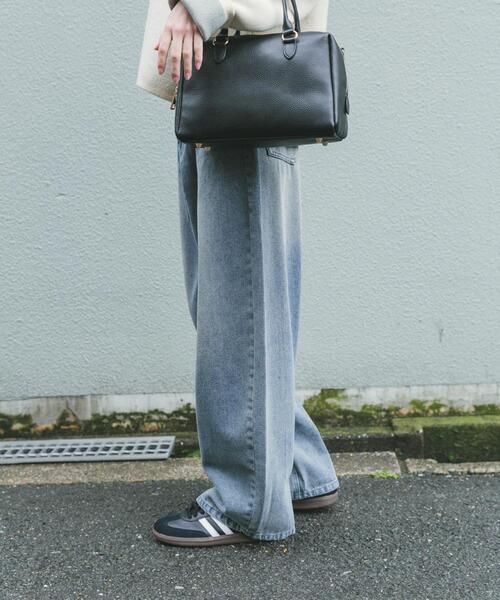 ITEMS URBANRESEARCH（アイテムズ アーバンリサーチ）の「デニムコクーンパンツ（デニムパンツ・レディース・ブラック/ブルー系その他・SMALL/MEDIUM）」の8枚目の写真